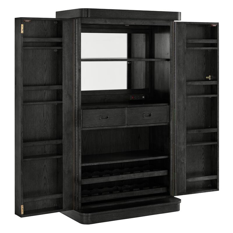 NoMad Bar Wine Storage Cabinet with Keys and LED Lights by iNSPIRE Q Classic
