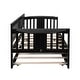 preview thumbnail 60 of 72, Wooden Daybed with Trundle, Sofa Bed for Bedroom Living Room