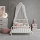 preview thumbnail 3 of 21, Little Seeds Quinn Whimsical Metal Toddler Bed