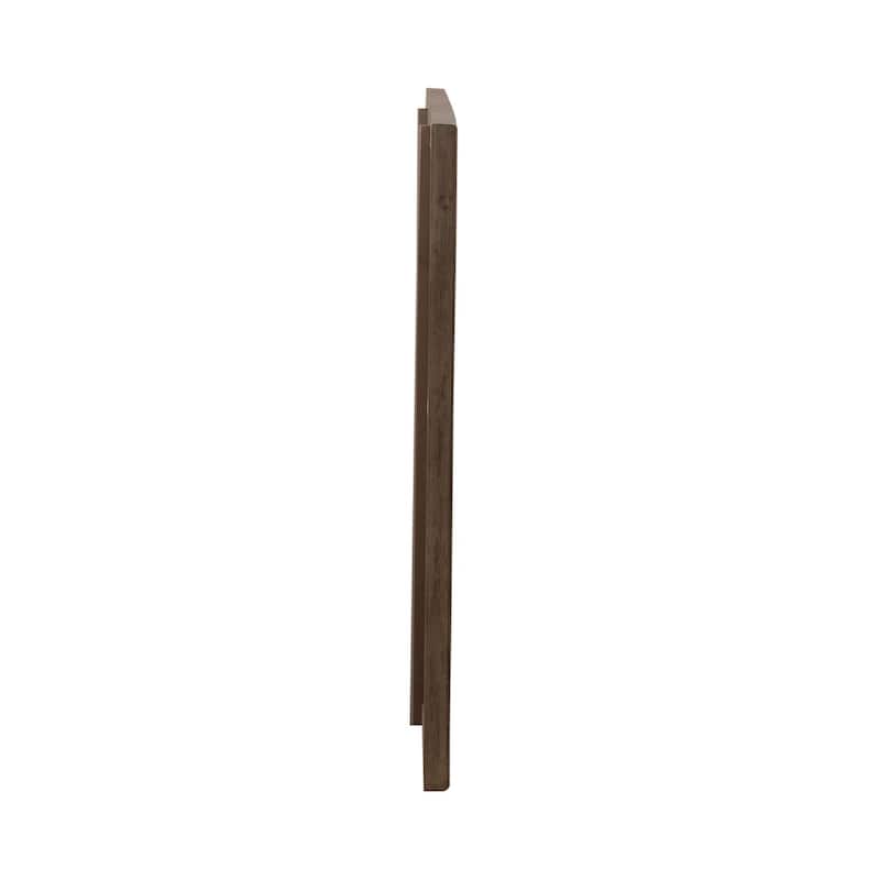Americana Farmhouse Dusty Taupe Landscape Mirror - Beige/Brown