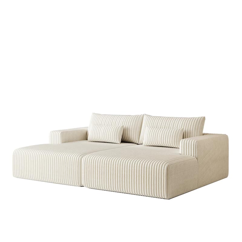Luxury Sleeper Sofa Bed with Soft Cushion - Ultimate Comfort for Your Home