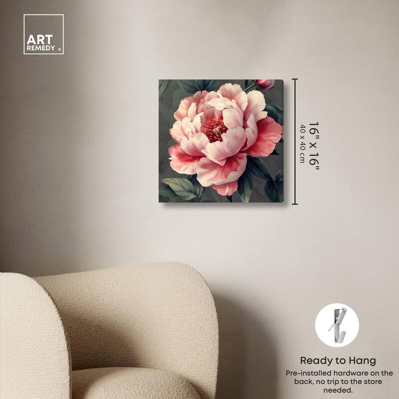 Opal Bloom II Canvas by Art Remedy, Gallery Wrapped