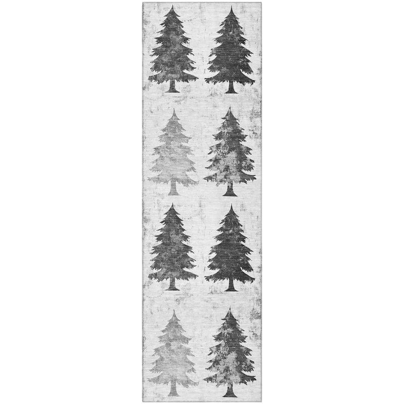 Premium Washable Super Soft Pine Tree Mayfield Rug