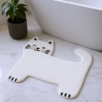 HomeRoots Juvenile/Youth Contemporary Novelty Area Rug - 32.00 in. x 30.00 in. x 0.30 in.