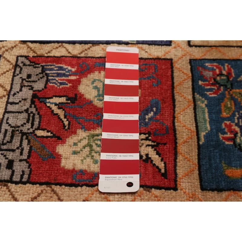 ECARPETGALLERY Hand-knotted Kayseri Vintage Red Wool Rug - 5'0 x 9'10