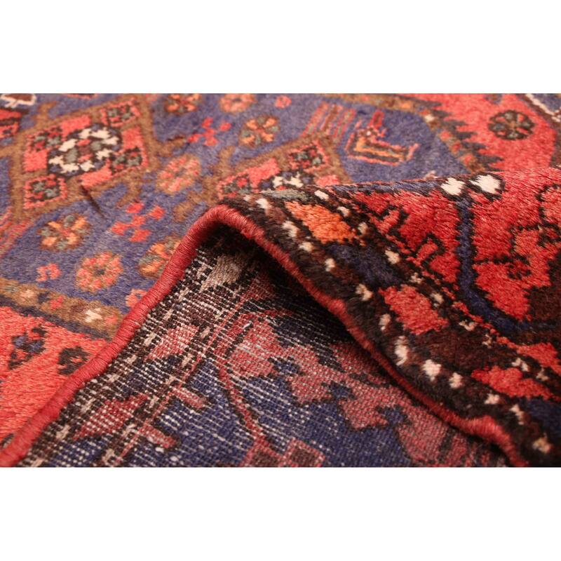 ECARPETGALLERY Hand-knotted Andelz Red Wool Rug - 4'3 x 6'6