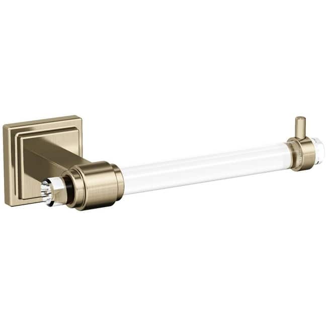 Amerock Glacio Wall Mounted Euro Toilet Paper Holder - Golden Champagne