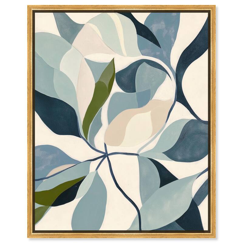 Woven Botanicals II Canvas by Art Remedy - 20" x 24" - Gold