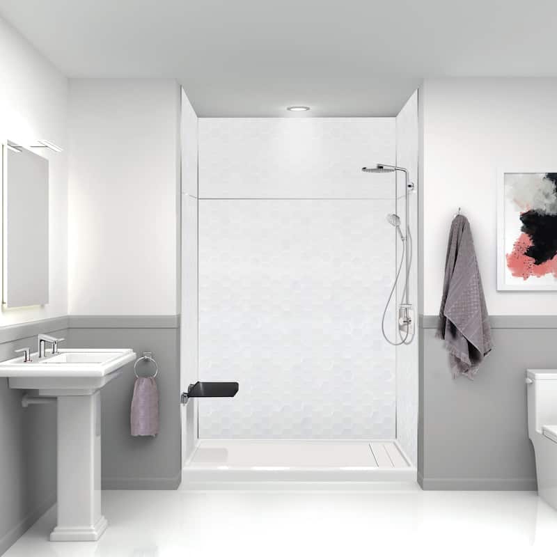 Transolid PWKX60367224 Prodigy 96" H x 60" W x 36" D Three Panel