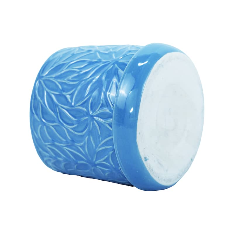2 Pieces Ceramic Planter Pot, Modern Indoor Outdoor Flowerpot for Patio, Garden, or Windowsills