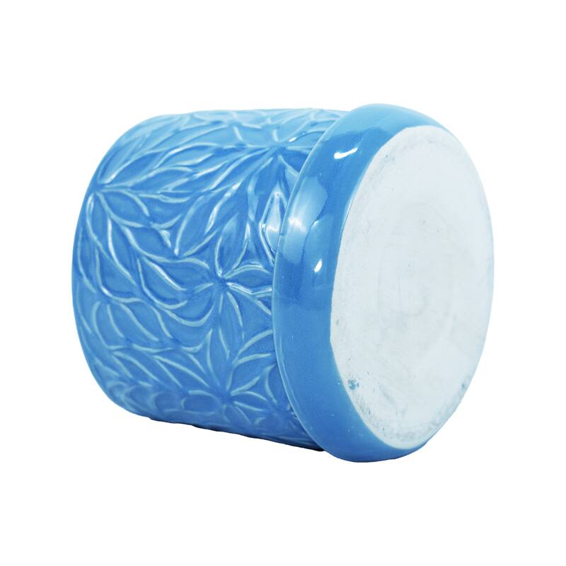 Ceramic Planters with Drainage Hole - Frost Proof Indoor Outdoor Flower Pots, 2pc