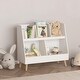 preview thumbnail 5 of 16, White Kids' Bookshelf Toy Organizer with Storage Bins