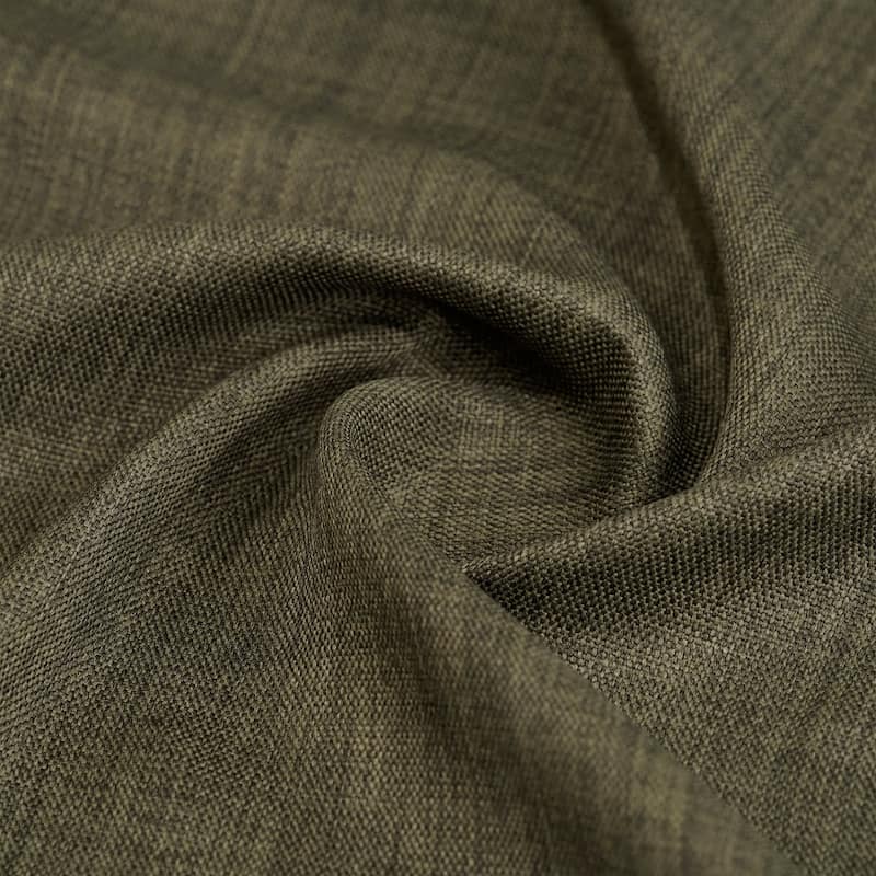 Exclusive Fabrics Textured Faux Linen Extra Wide Room Darkening Curtains for Bedroom & Living Room Curtains (1 Panel)