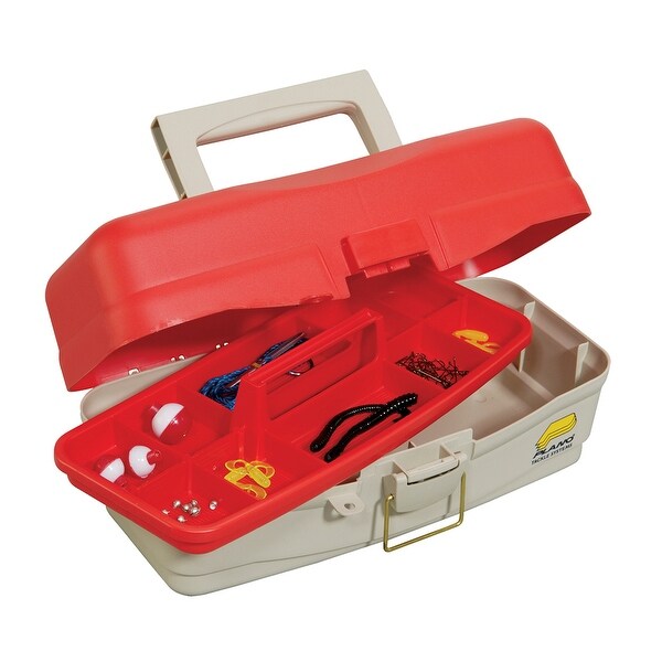 Shop Plano take me fishing tackle box red and beige 500000 ...