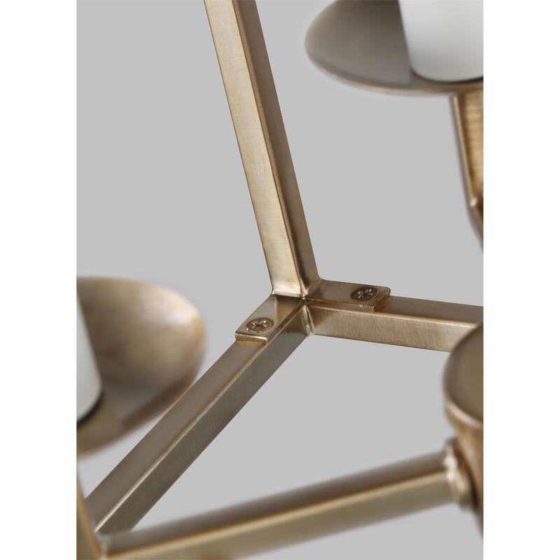 Bellevue Moselle 4 Light 17" Wide Taper Candle Chandelier