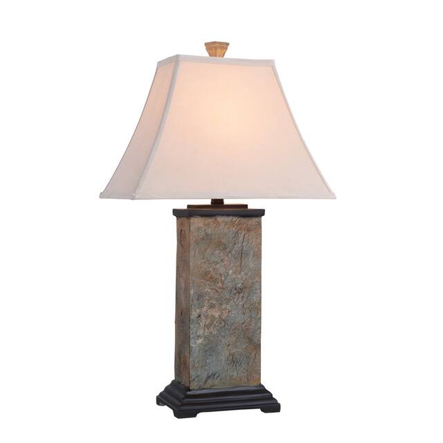 Landon Natural Slate Slate Table Lamp