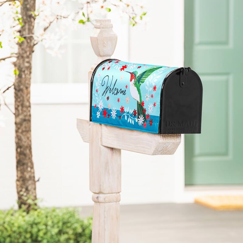 Hummingbird Welcome Mailbox Cover