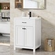 preview thumbnail 128 of 143, Modern Bathroom Vanity with Sink & Faucet Storage Cabinet Set