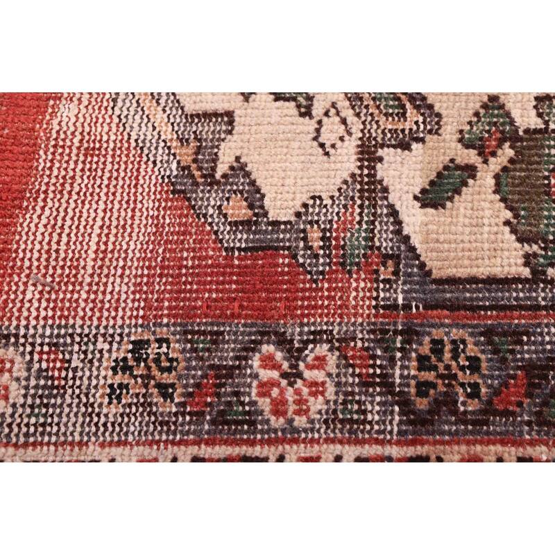 ECARPETGALLERY Hand-knotted Antalya Vintage Red Wool Rug - 5'2 x 9'5