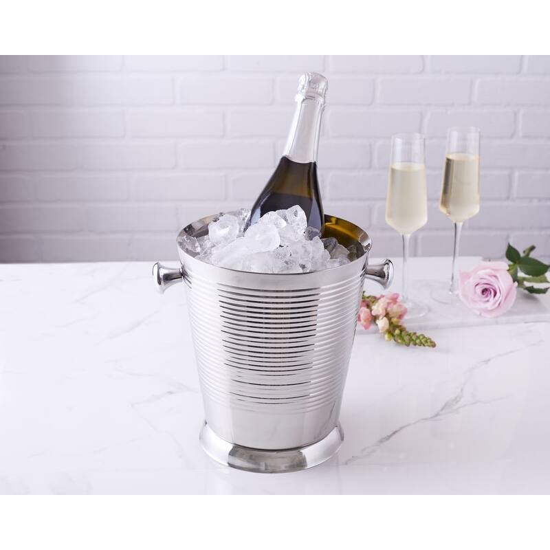 Sol Living Double Walled Stainless Steel Champagne Bucket - 8' x 11'