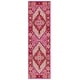 preview thumbnail 37 of 51, SAFAVIEH Handmade Bellagio Gracia Modern Oriental Wool Rug 2'3" x 8' Runner - Red Pink/Ivory - Runner
