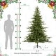 preview thumbnail 12 of 43, Glitzhome 7.5ft/9ft Pre-Lit Full Fir Artificial Christmas Tree w/Foot Pedal & Remote Control Simple Setup