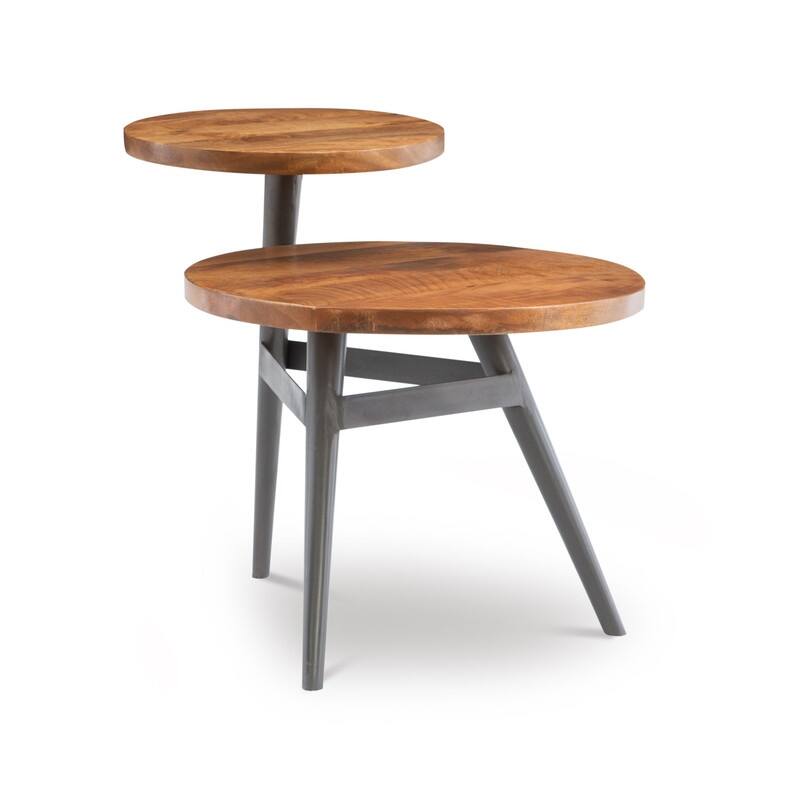 Linon Lakis Two Tier Side Table