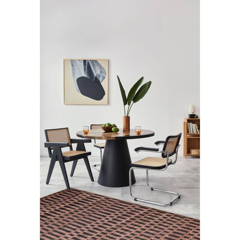 ECARPETGALLERY Hand-knotted Tangier Brown Wool Rug - 8'5 x 9'10