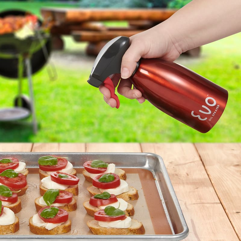 Evo Stainless Steel Oil Sprayer, 16-Ounce Capacity