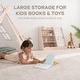 preview thumbnail 9 of 28, Kids Montessori Book Shelf, Shelves for Toys by Comfy Cubs