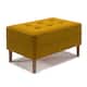 Option Gold Velvet / Walnut Legs