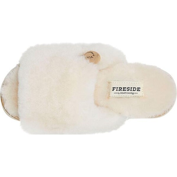 women's shearling slide slippers