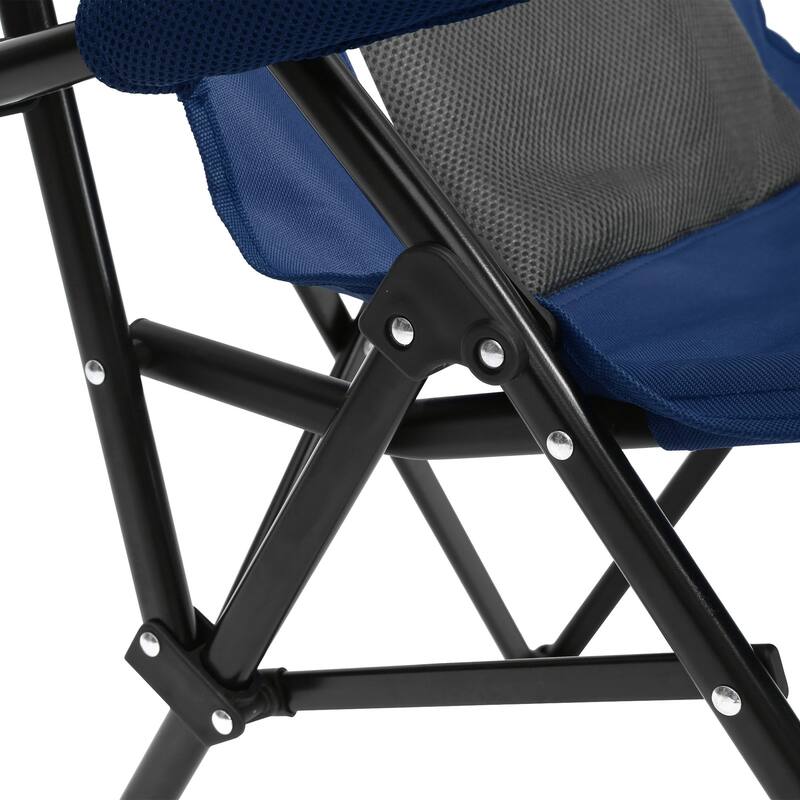 Portable Collapsible Chair with Cup Holder,Support 250LBS