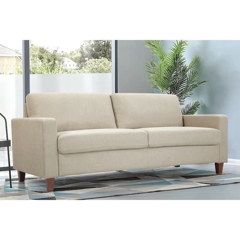 77 In Transitional Upholstered Living Room Sofa - Beige