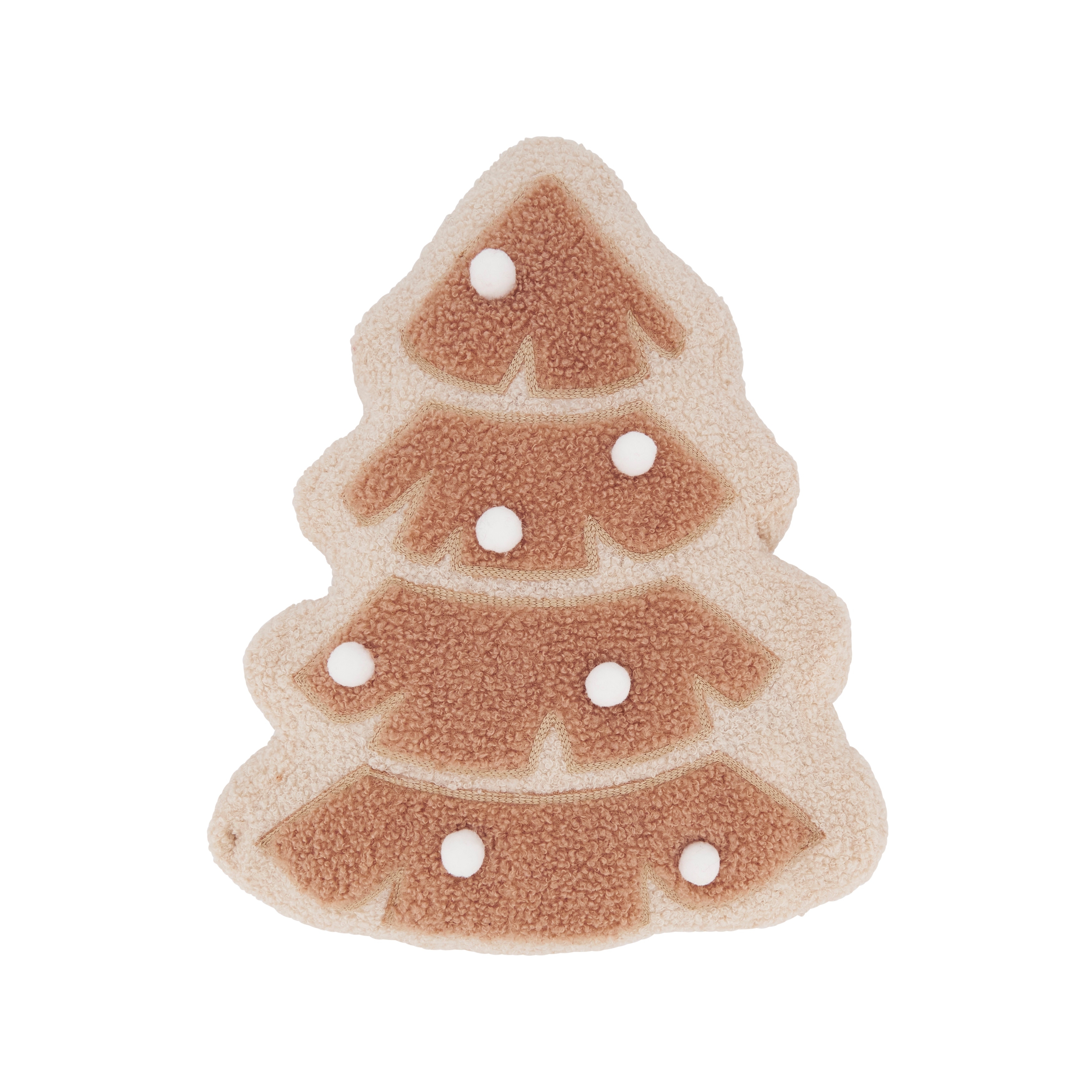 Christmas Tree Poly Filled Throw Pillow