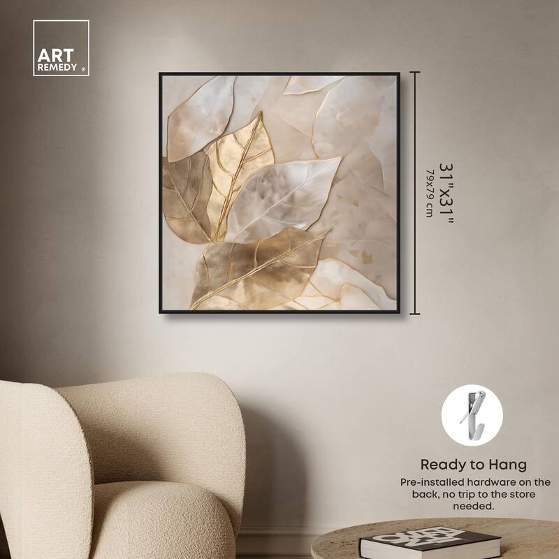 Golden Boughs Canvas by Art Remedy
