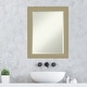 preview thumbnail 10 of 36, Beveled Bathroom Wall Mirror - Mosaic Gold Frame