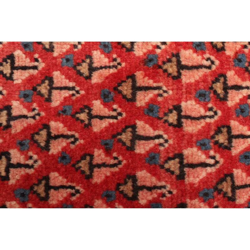 ECARPETGALLERY Hand-knotted Andelz Red Wool Rug - 3'3 x 4'9
