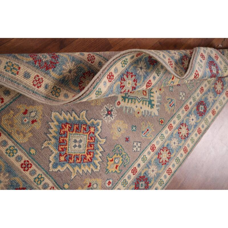 Kazak Accent Rug Handmade Oriental Beige Wool Carpet - 2'8" x 4'2"