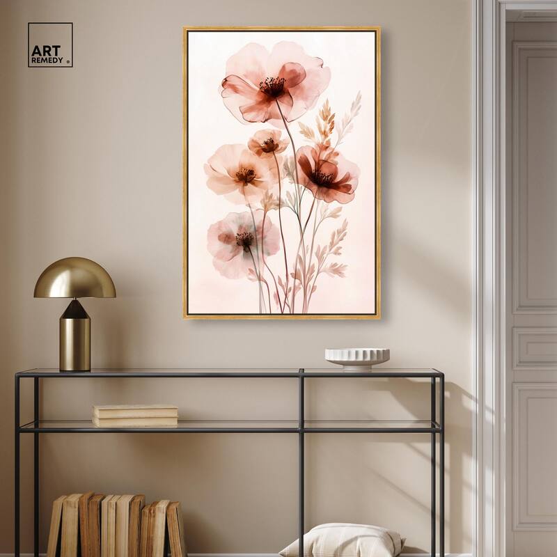 Petal Dye III Canvas by Art Remedy