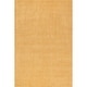 preview thumbnail 83 of 106, Nuloom Arrel Speckled Wool-Blend Area Rug 2' 6" x 8' - Golden Butter