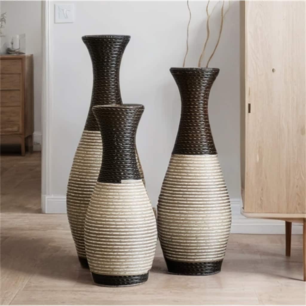Home Decorative PVC Floor Vase (Set of 3)