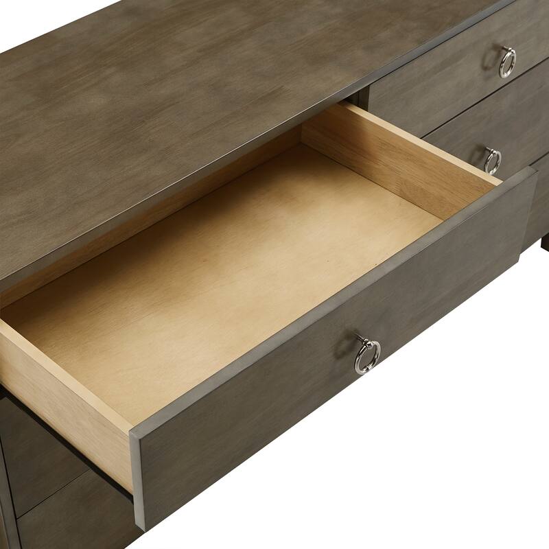 Barnnes Wood 6-Drawer Dresser by iNSPIRE Q Modern