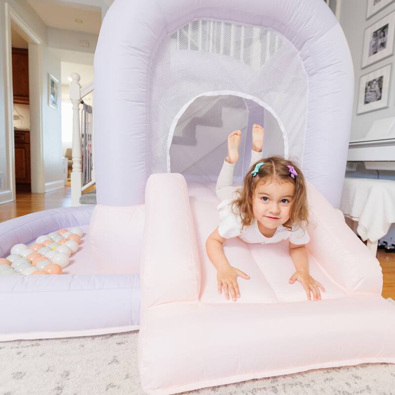Bounceland Mini Bouncer Cotton Candy with ball pit