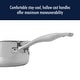 preview thumbnail 6 of 6, Henckels Clad H3 2-qt Stainless Steel Saucepan with Lid