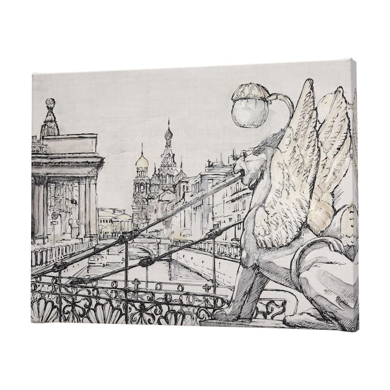 Travel Memories III (28 x 21) Canvas Art Print