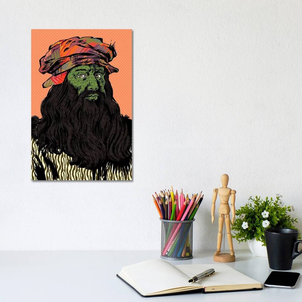iCanvas "Leonardo Da Vinci" by TECHNODROME1 Canvas Print