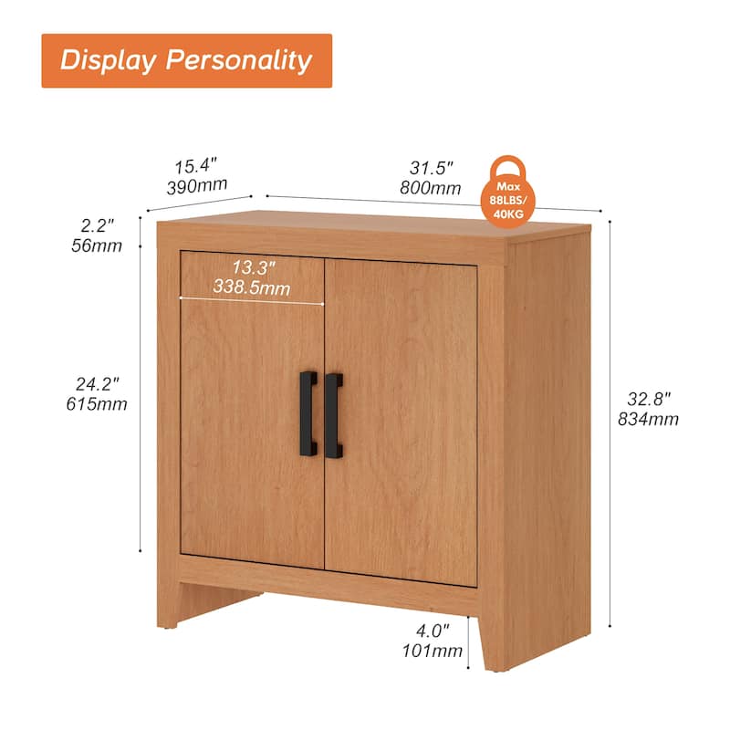 WAMPAT Farmhouse Buffet Cabinet , Versatile Sideboard for Kitchen, Dining & Living Room