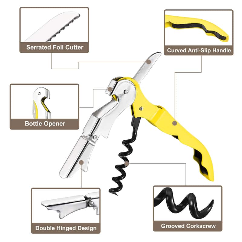 10Pcs 5" Wine Openers Waiter Corkscrew Red Wine Bottle Opener
