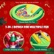 preview thumbnail 9 of 9, Inflatable Bounce House with Blower for Kids Aged 3-10 Years - 153.5" x 83" x 87"(L x W x H)